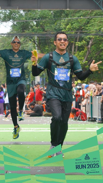 Race photo from Mangkunegaran Run 2025
