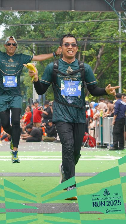 Race photo from Mangkunegaran Run 2025