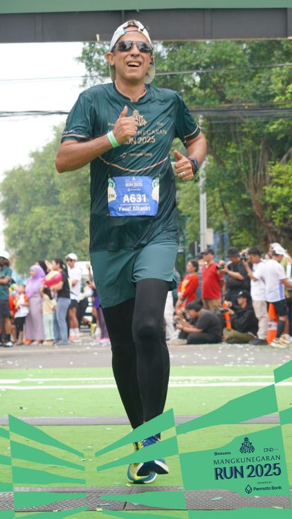 Race photo from Mangkunegaran Run 2025