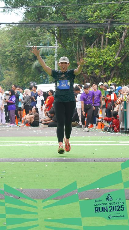 Race photo from Mangkunegaran Run 2025