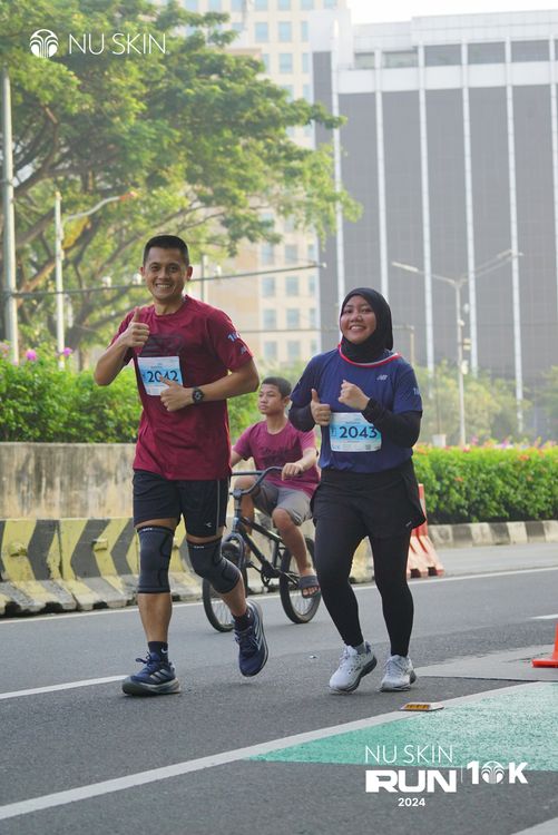 Race photo from Nu Skin Run 10K