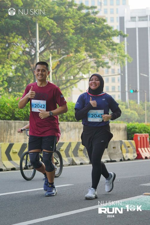 Race photo from Nu Skin Run 10K