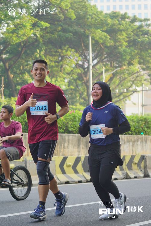 Race photo from Nu Skin Run 10K