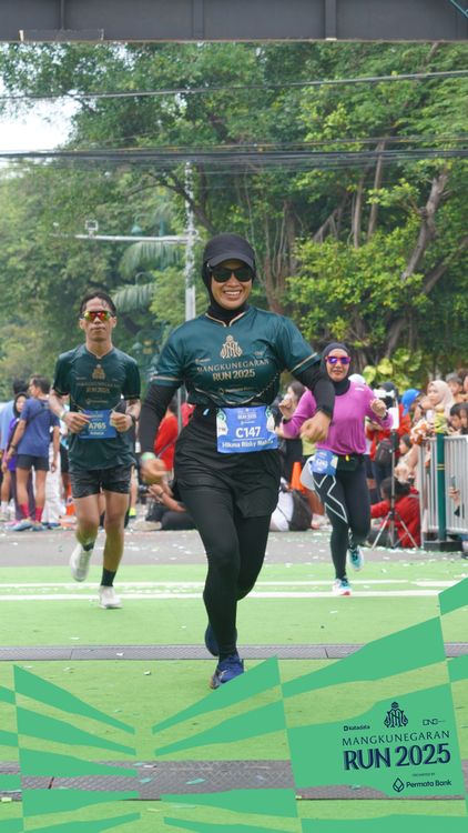 Race photo from Mangkunegaran Run 2025
