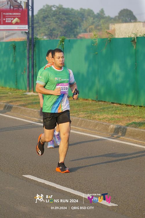 Race photo from BAF LIONS RUN 2024