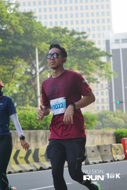 Race photo from Nu Skin Run 10K