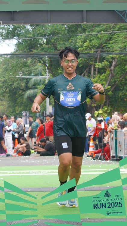 Race photo from Mangkunegaran Run 2025