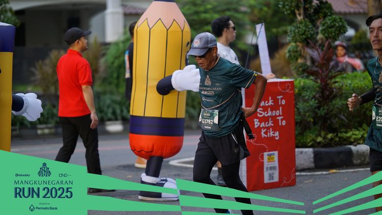 Race photo from Mangkunegaran Run 2025
