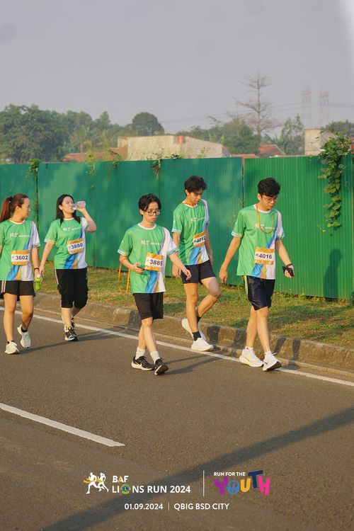 Race photo from BAF LIONS RUN 2024