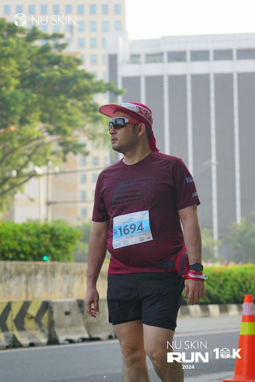 Race photo from Nu Skin Run 10K