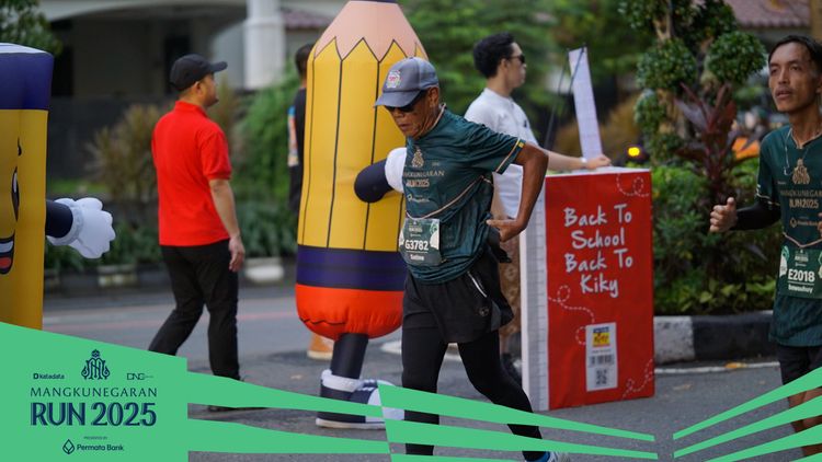 Race photo from Mangkunegaran Run 2025