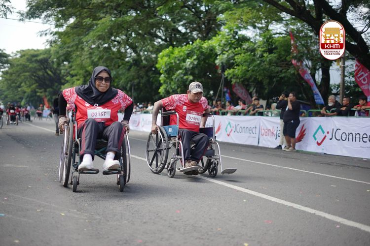 Race photo from Kediri Half Marathon 2025