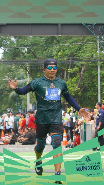 Race photo from Mangkunegaran Run 2025