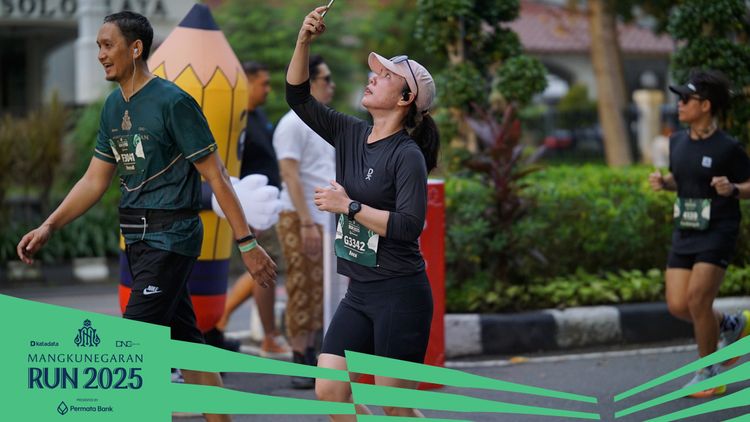 Race photo from Mangkunegaran Run 2025
