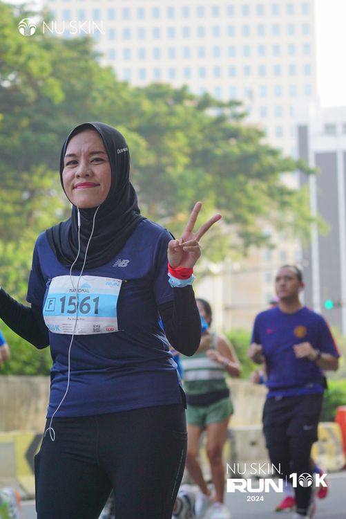 Race photo from Nu Skin Run 10K