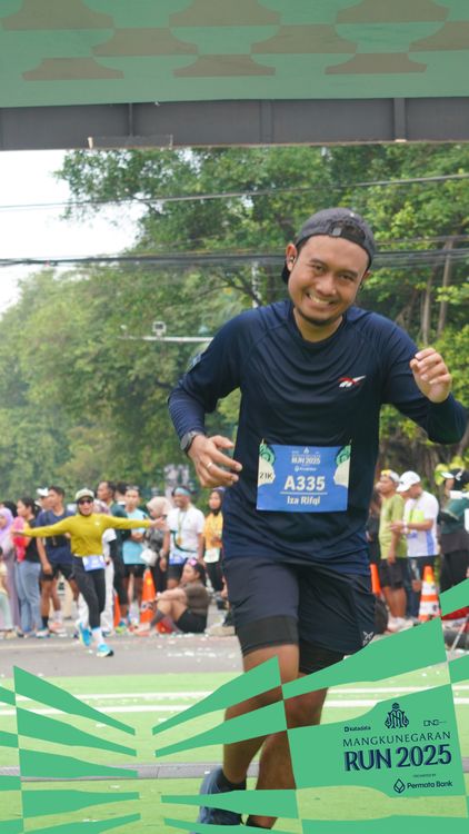 Race photo from Mangkunegaran Run 2025