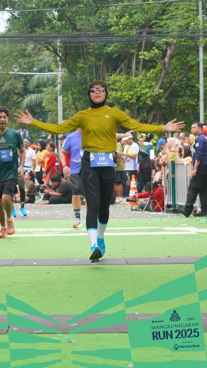 Race photo from Mangkunegaran Run 2025