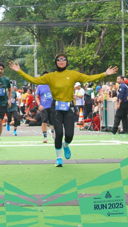 Race photo from Mangkunegaran Run 2025