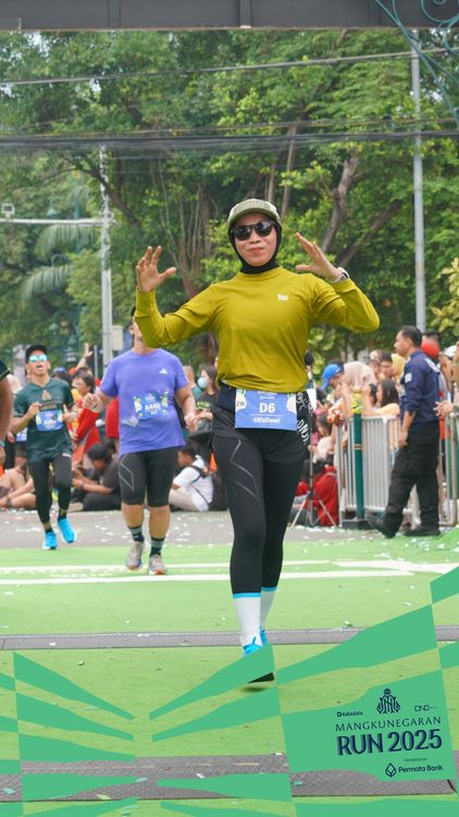 Race photo from Mangkunegaran Run 2025