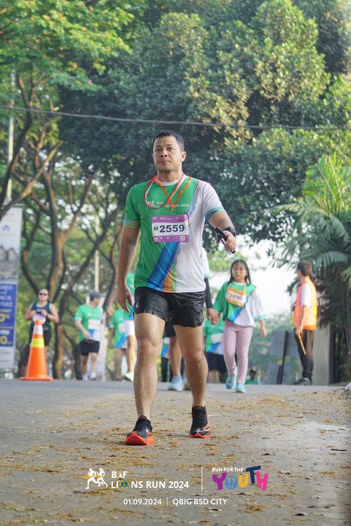 Race photo from BAF LIONS RUN 2024