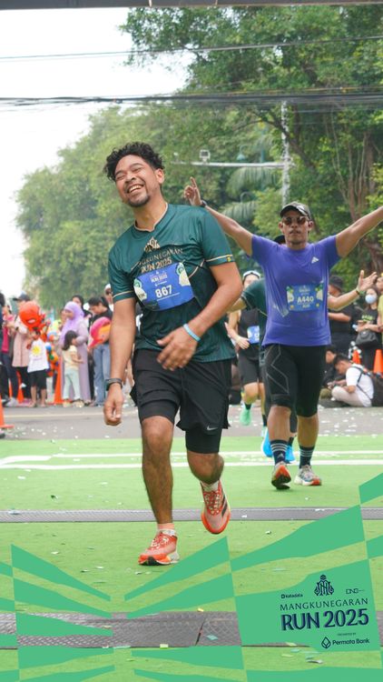 Race photo from Mangkunegaran Run 2025