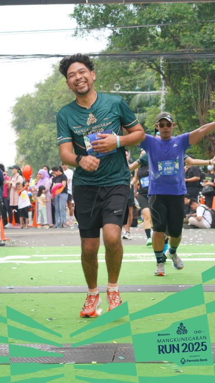 Race photo from Mangkunegaran Run 2025
