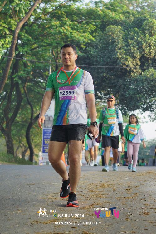 Race photo from BAF LIONS RUN 2024
