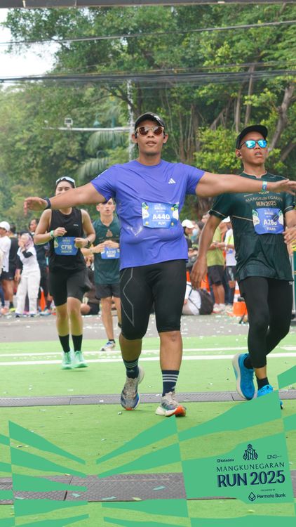 Race photo from Mangkunegaran Run 2025