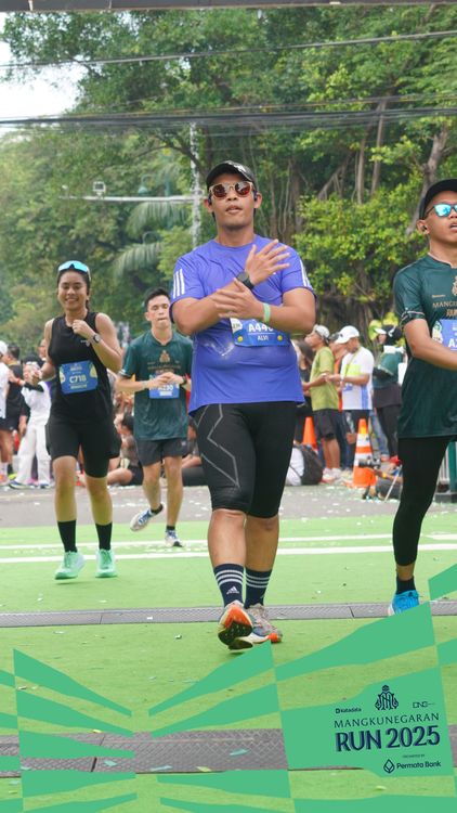 Race photo from Mangkunegaran Run 2025