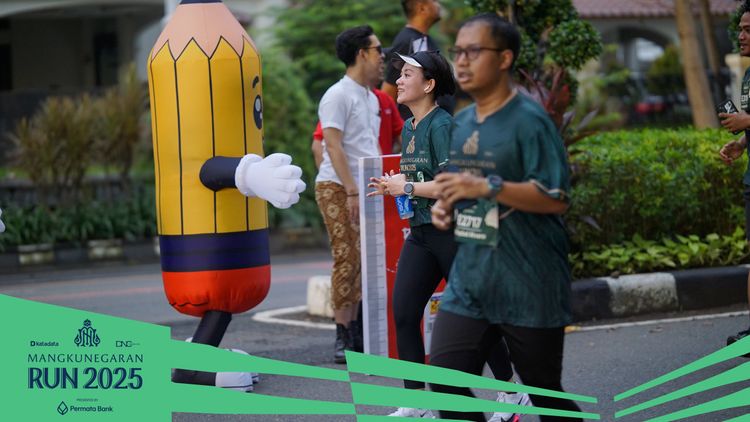 Race photo from Mangkunegaran Run 2025
