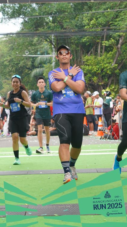 Race photo from Mangkunegaran Run 2025