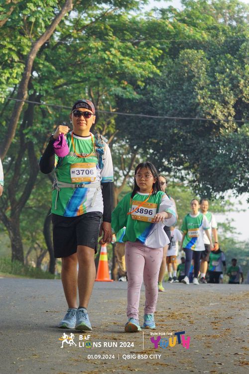 Race photo from BAF LIONS RUN 2024