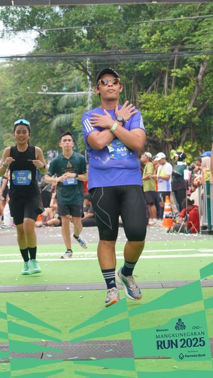 Race photo from Mangkunegaran Run 2025