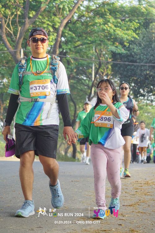 Race photo from BAF LIONS RUN 2024