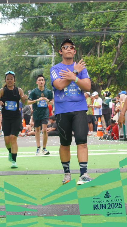 Race photo from Mangkunegaran Run 2025