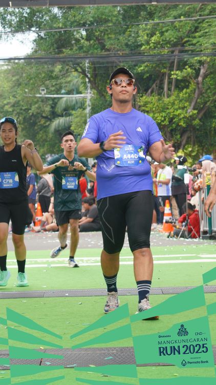 Race photo from Mangkunegaran Run 2025