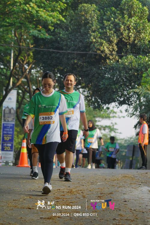 Race photo from BAF LIONS RUN 2024