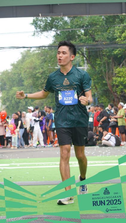 Race photo from Mangkunegaran Run 2025