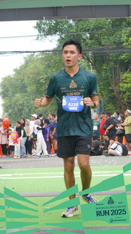 Race photo from Mangkunegaran Run 2025
