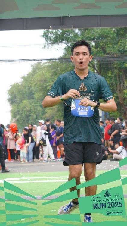 Race photo from Mangkunegaran Run 2025