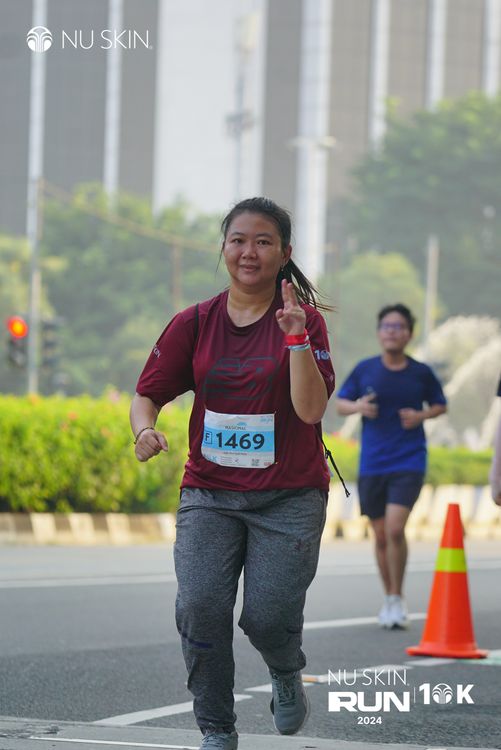 Race photo from Nu Skin Run 10K