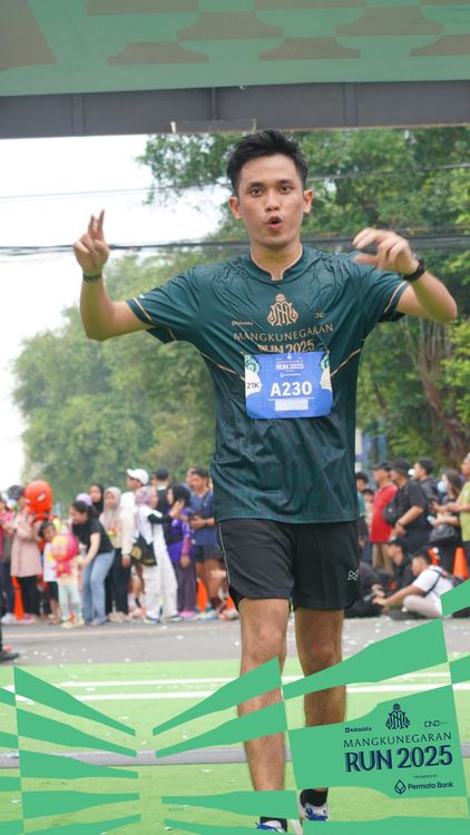 Race photo from Mangkunegaran Run 2025