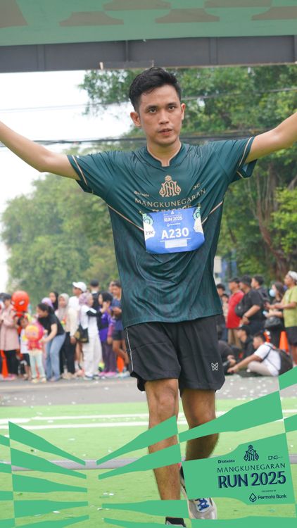 Race photo from Mangkunegaran Run 2025