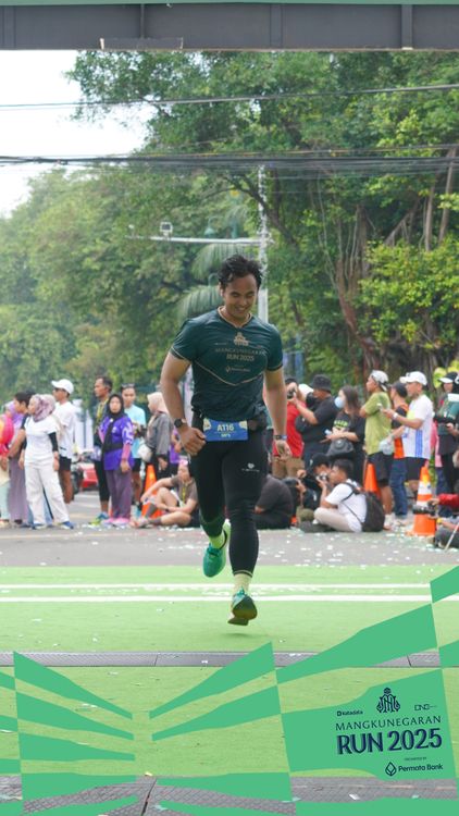 Race photo from Mangkunegaran Run 2025