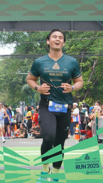 Race photo from Mangkunegaran Run 2025