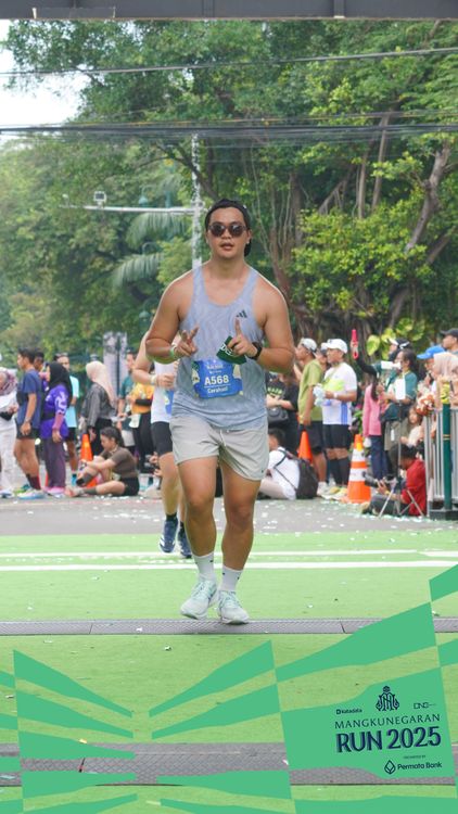 Race photo from Mangkunegaran Run 2025