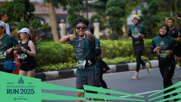Race photo from Mangkunegaran Run 2025