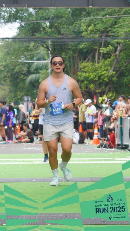 Race photo from Mangkunegaran Run 2025