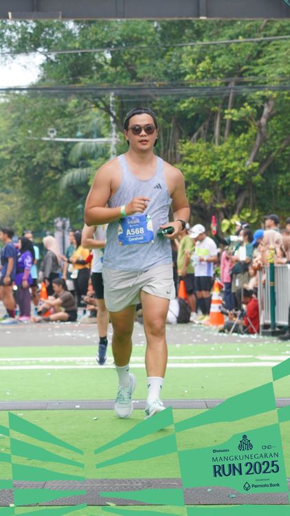 Race photo from Mangkunegaran Run 2025