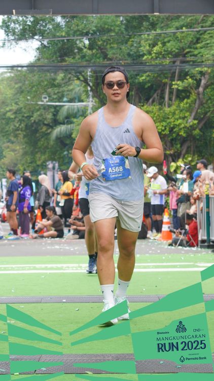 Race photo from Mangkunegaran Run 2025